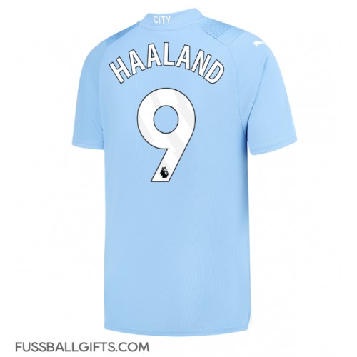 Manchester City Erling Haaland #9 Fußballbekleidung Heimtrikot 2023-24 Kurzarm